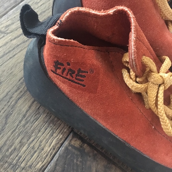fire climbing shoes